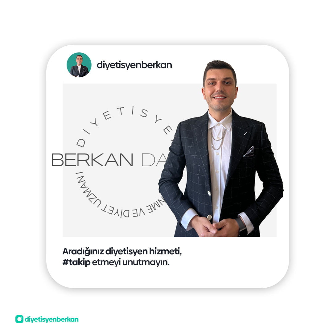 7/24 Takipli Online Diyet Hizmeti | Diyetisyen Berkan Darıcı