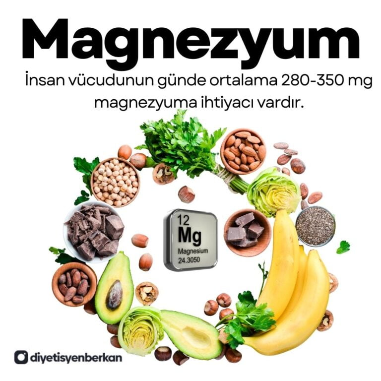Magnezyum Kullanım Alanları ve İçerdiği Besinler